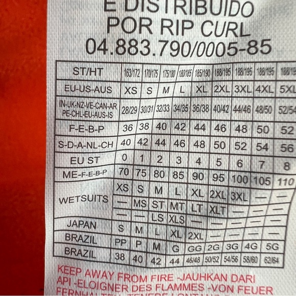 Rip Curl Anti Series Jacket Men's Small Gray Wind & Rain Repellent Full Zip Coat - Picture 12 of 12